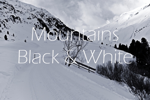 Mountains B&W